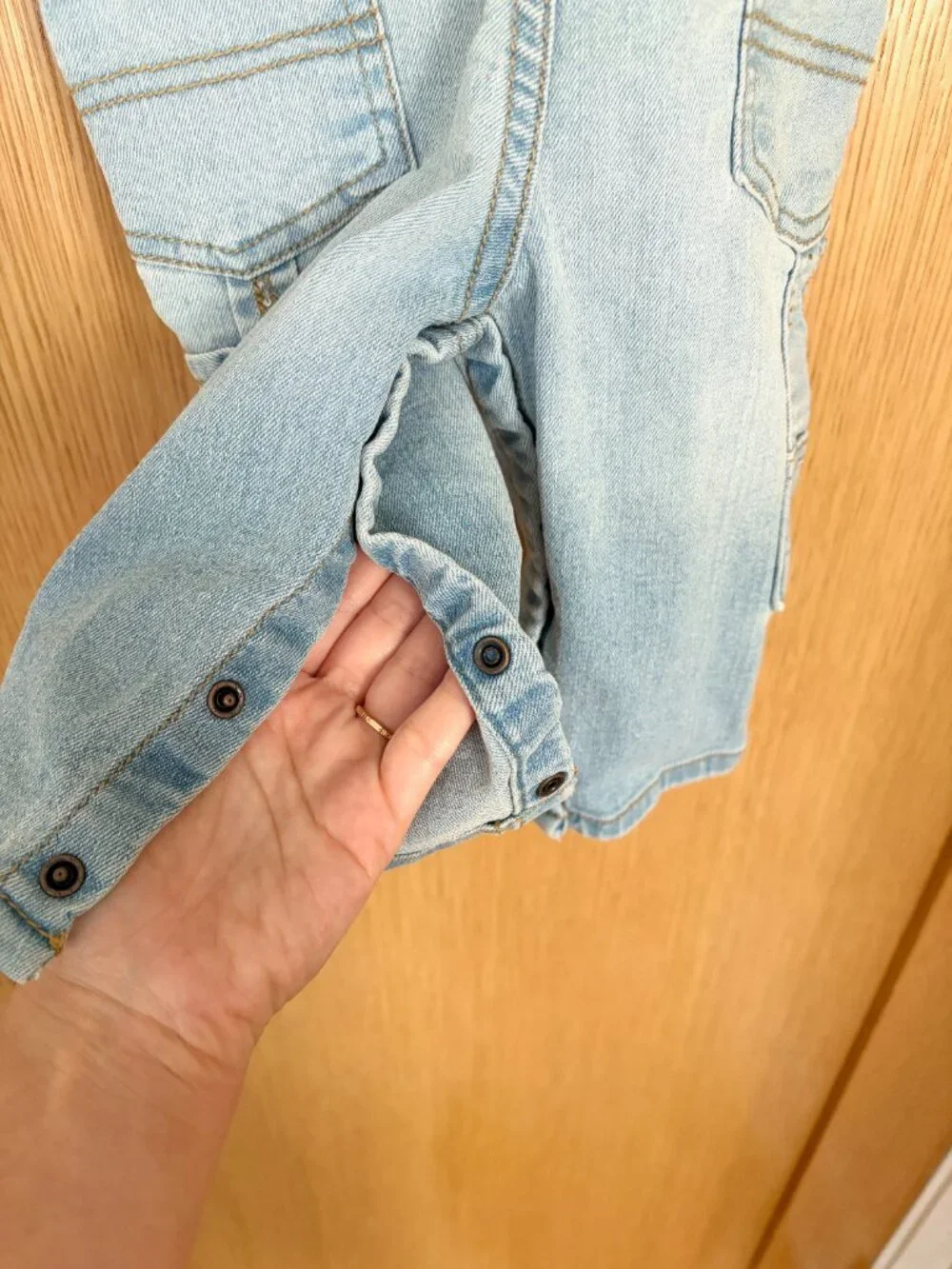 OshKosh B'gosh Vestback Infant Denim Overalls